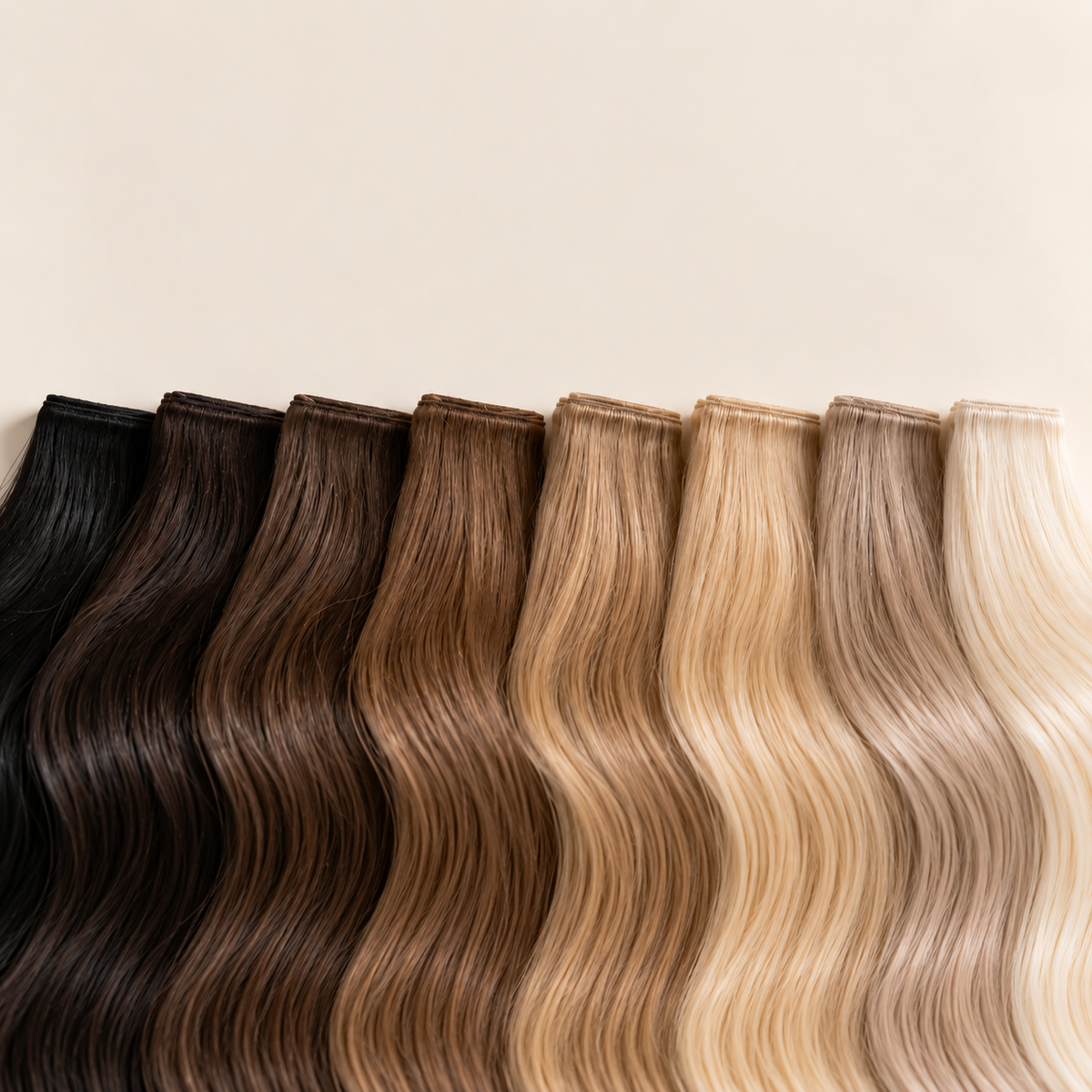 So findest du die perfekte Extensions-Farbe
