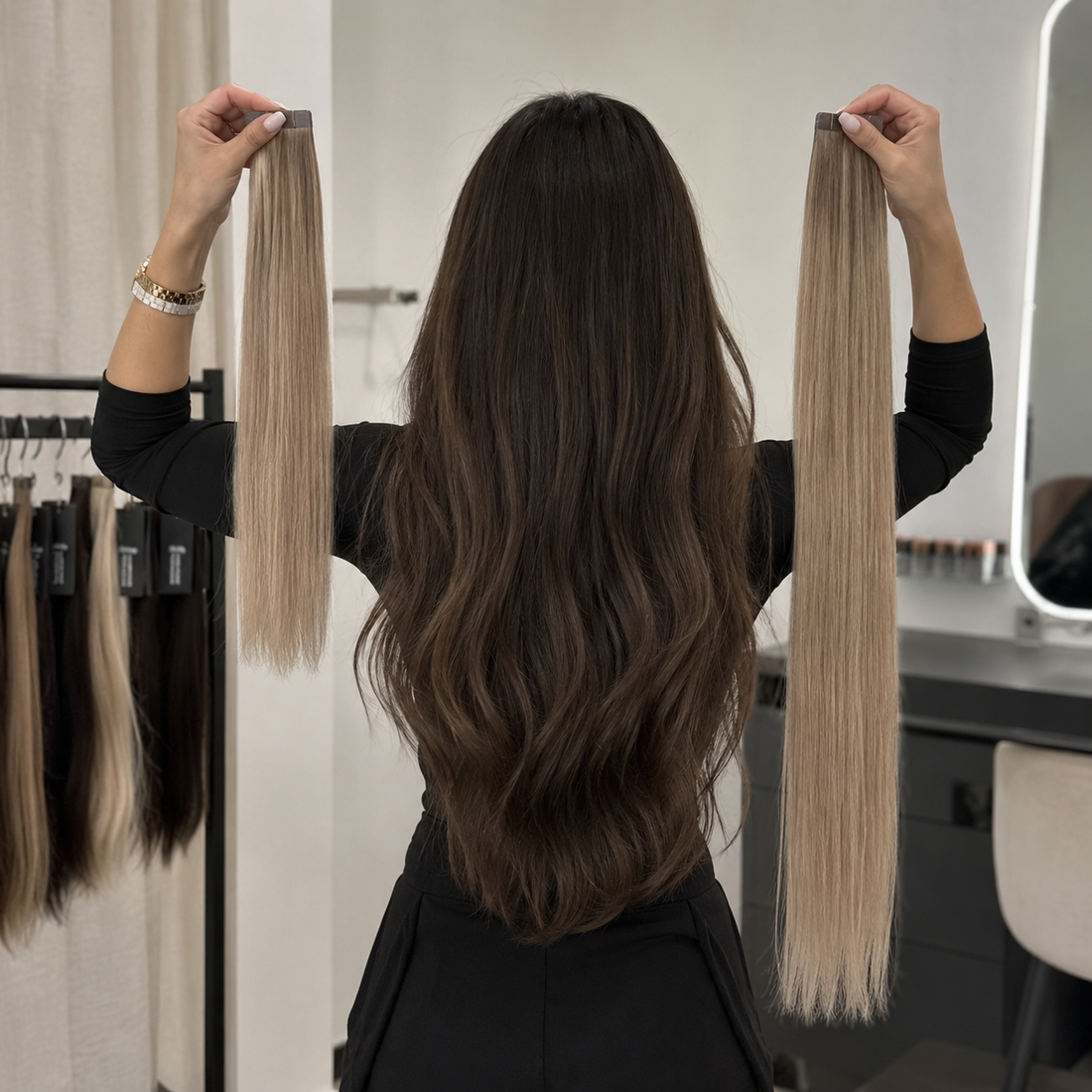 So findest du die perfekte Extensions-Länge
