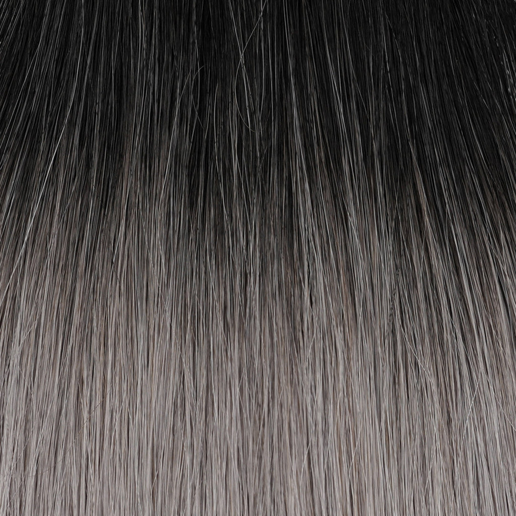 Balayage #Natural-Grey | MIREA Tape Extensions