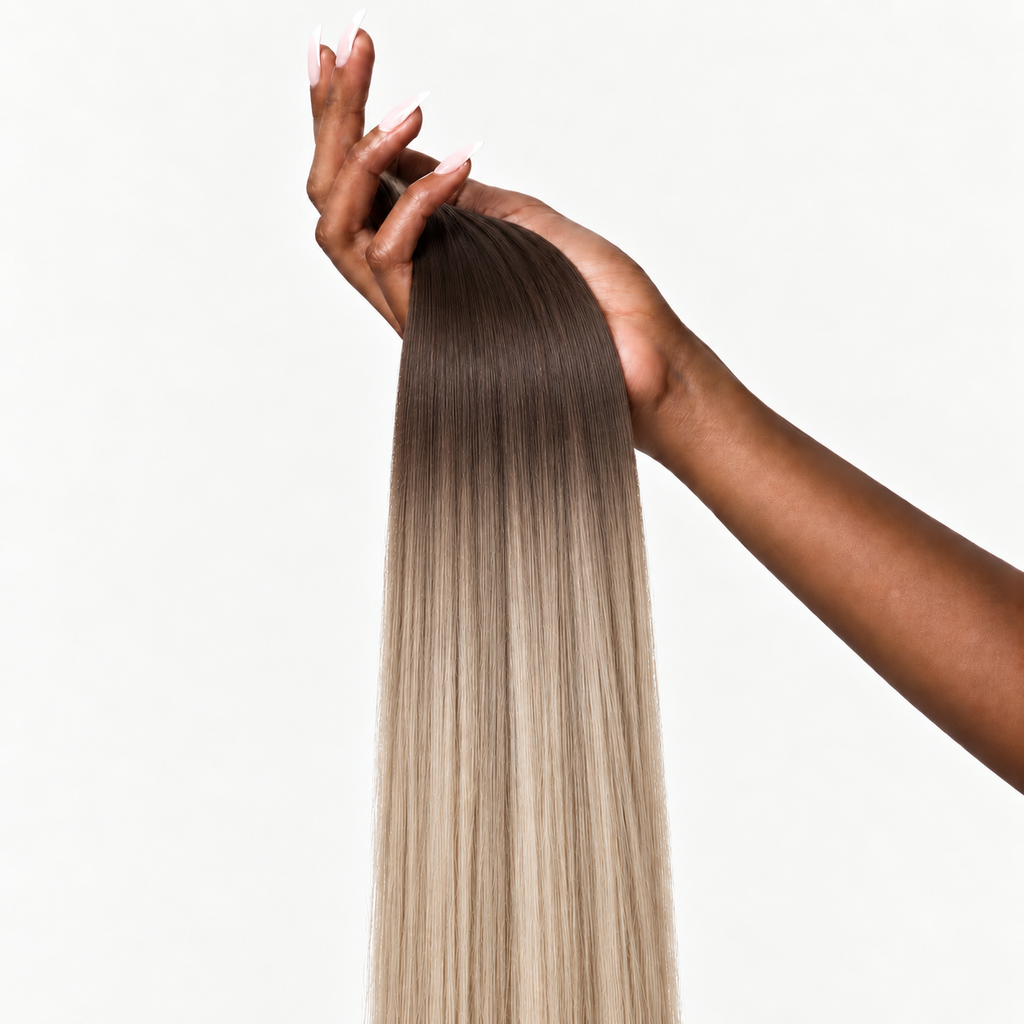 Balayage #2T-Silver | MIREA Tape Extensions