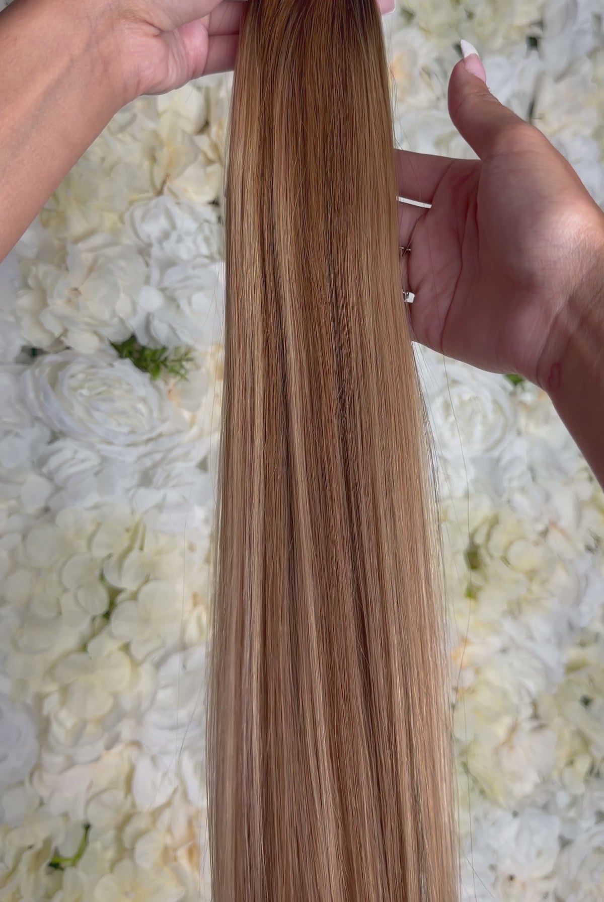 Gesträhnt #Mocha Melt | MIREA Tape Extensions