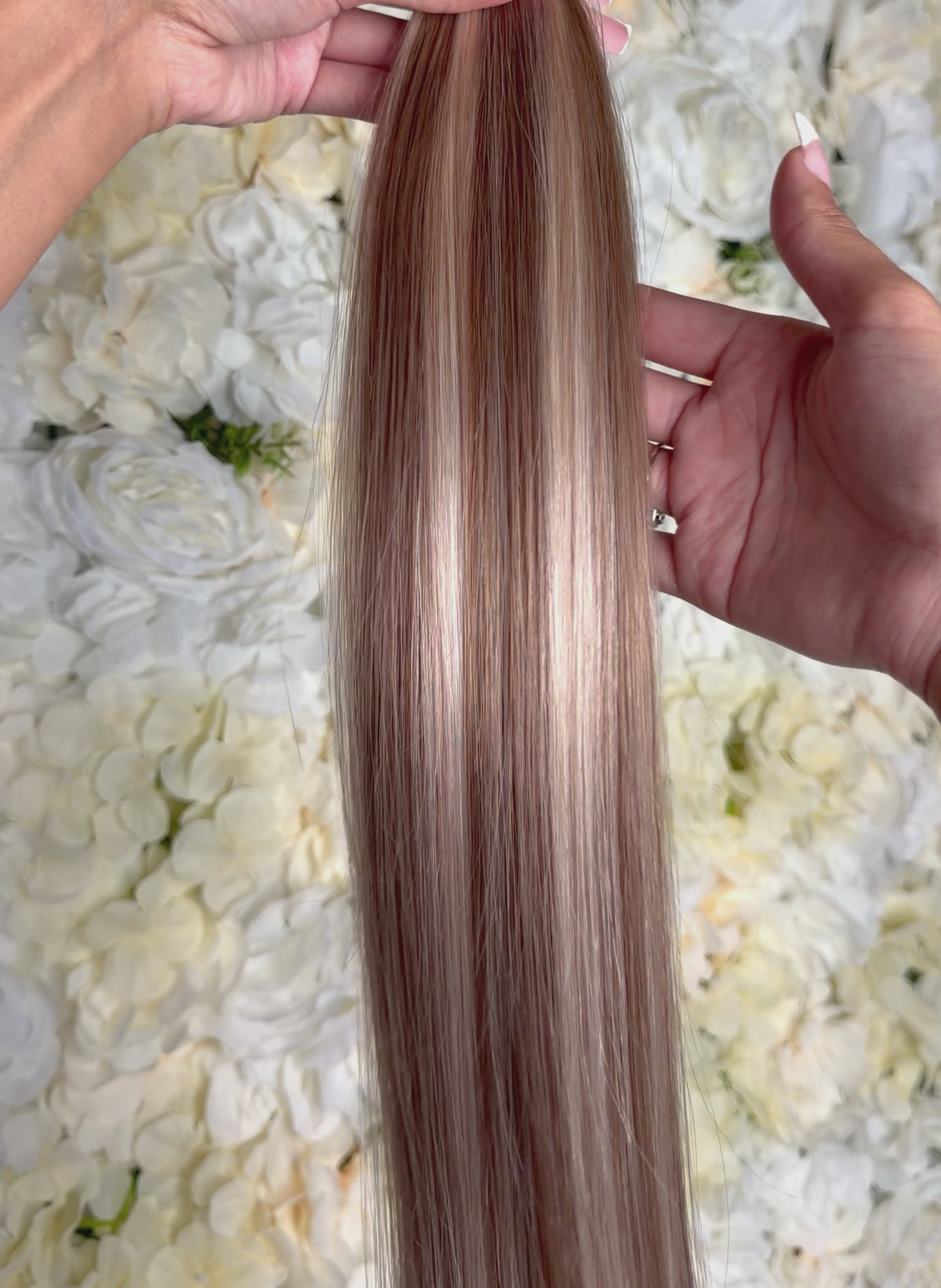 Gesträhnt #5P-Silver | MIREA Tape Extensions