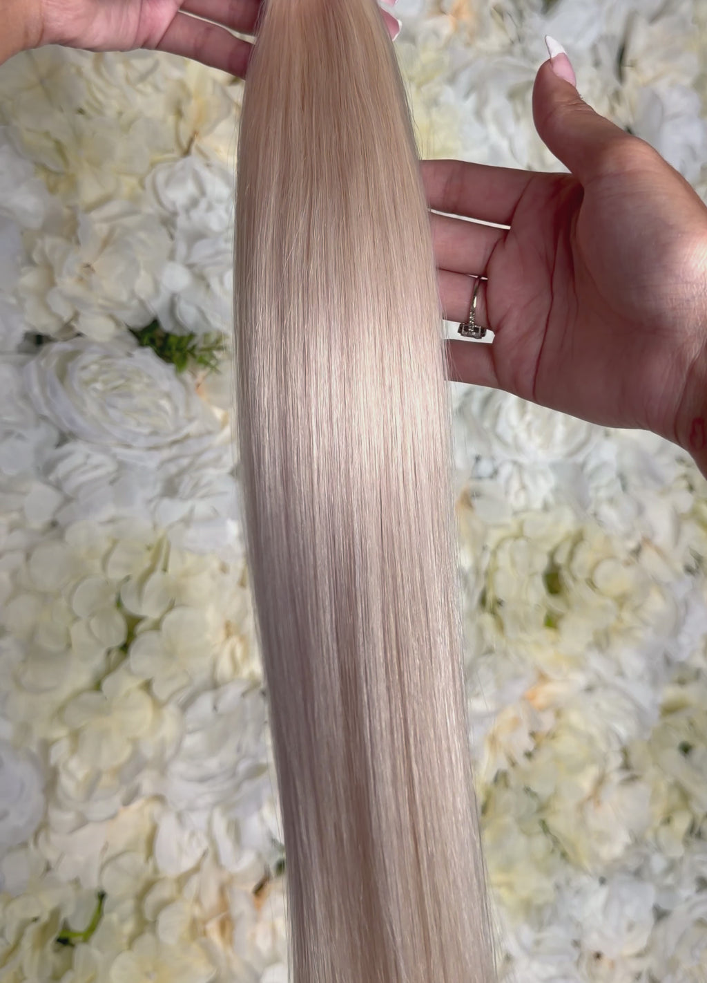 Pearl White | MIREA Tape Extensions